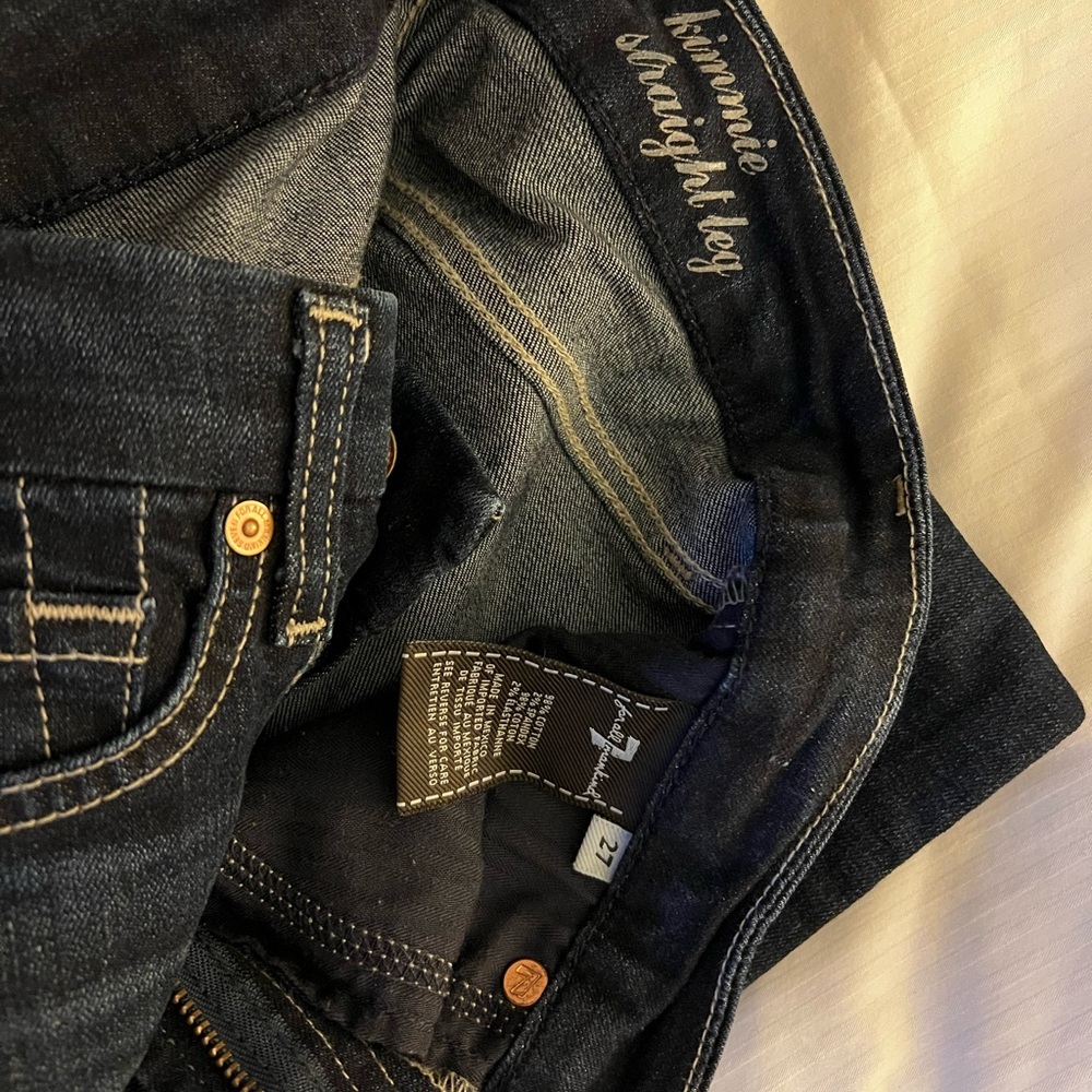 7 For All Mankind Kimmie Mid-Rise Straight Jeans Size 27